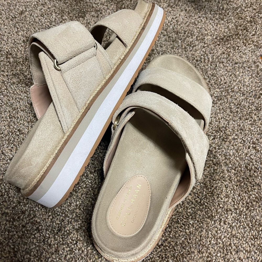 Cole Haan cloudfeel platform sandals